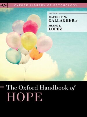 cover image of The Oxford Handbook of Hope